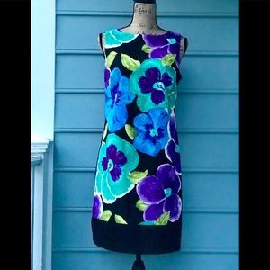 Floral block dress